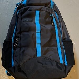 Black and Blue Bondka Men's Backpack